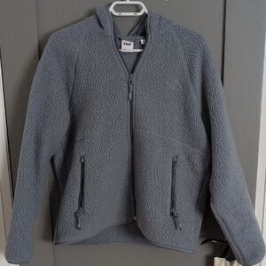 TNA Charcoal Hooded Fleece Jacket